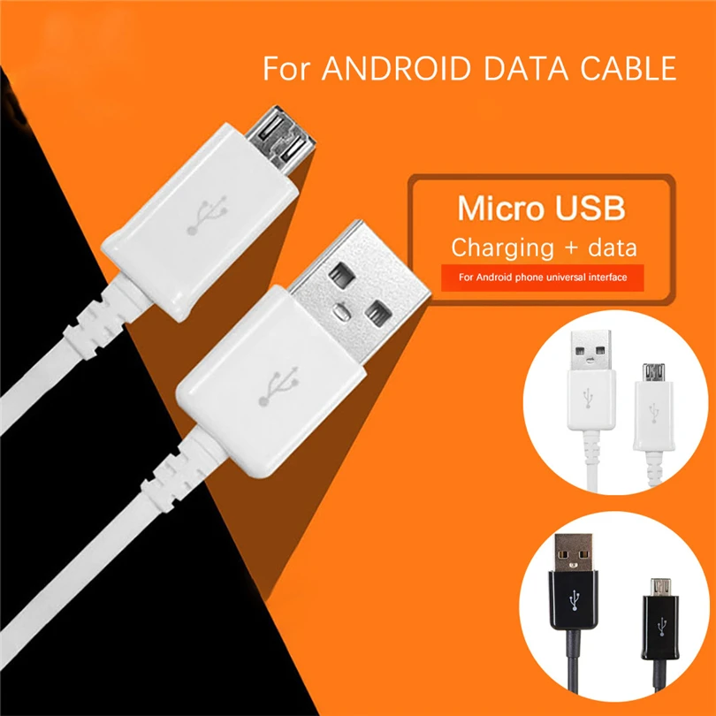 Кабель Micro USB стандартного интерфейса 1 м для Samsung S7 S6 Edge Note J6 J5 A3 A5 A7 кабель зарядки