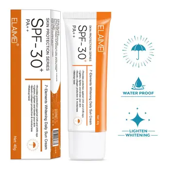 

Hot Sell SPF Ultraviolet Oil-Control Care Sunblock Concealer Nude Makeup Sunscreen Sunburn Facial Body Sunscreen Cream TSLM1