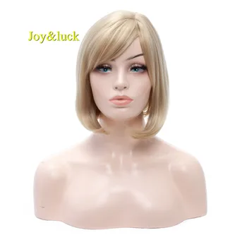 

Joy&luck Sweety Straight Blonde Color Wig High Temper Fiber Party Wig Cosplay Wig or As Life Wig