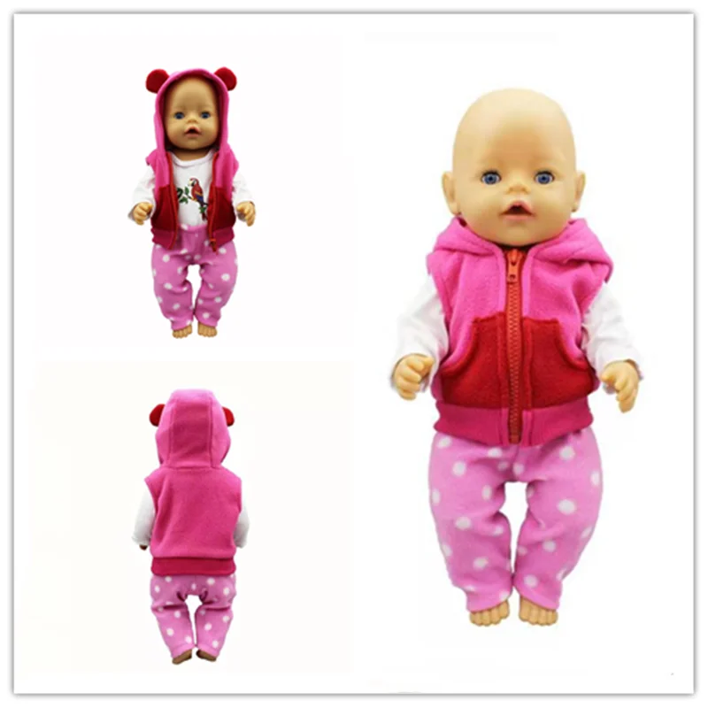 

Born New Baby Fit 18 inch 43cm Doll Clothes Doll Pajama robe cactus Flamingo Alpaca Hot Sale Clothes For Baby Birthday Gift
