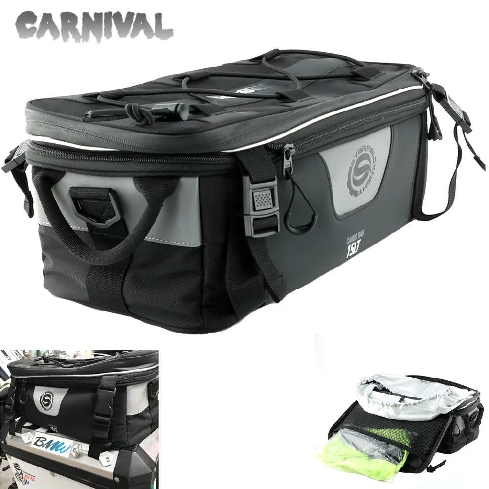

For BMW F700GS F800GS F750GS F850GS ADV Overlay Luggage Storage Bag, Rear Seat Bag, Large Capacity Multifunctional Side Bag
