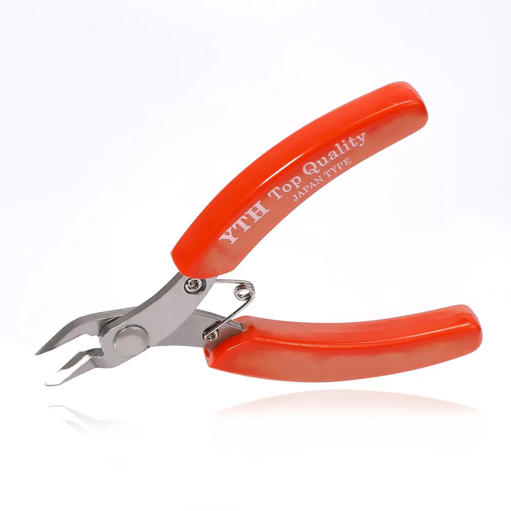 

Stainless Steel Jewelry Pliers Side Cutting Pliers with Red Handle DIY Handmade Jewelry Tool Hardware Tools