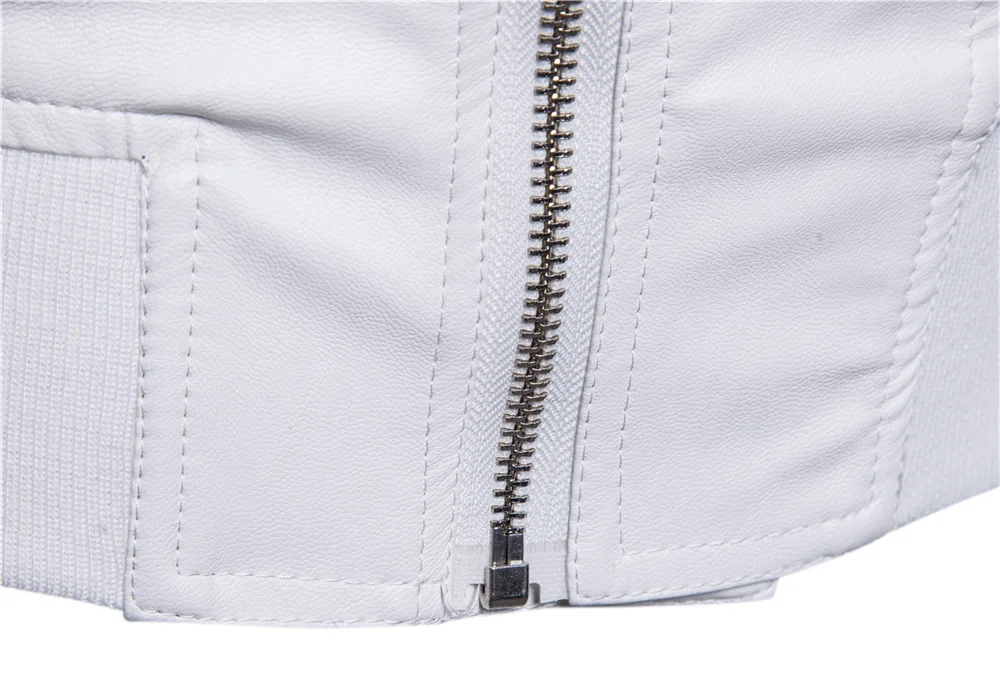 Large Size Summer Wear New Style AliExpress Casual Men's Joint Locomotive PU Leather Coat Large Size