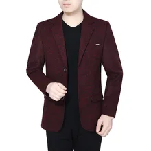 KLV мужской костюм, пиджак, пиджак, мужской стильный Повседневный однотонный Блейзер, деловая Свадебная вечеринка, верхняя одежда, пальто, костюм, топы,, D4