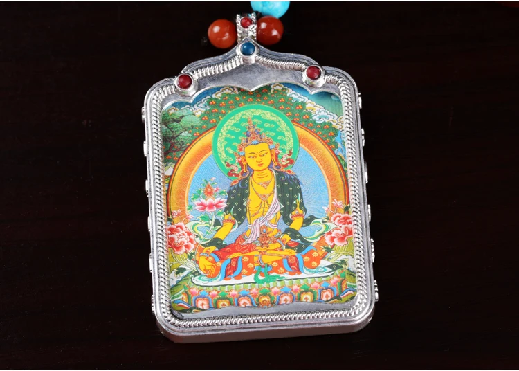 Квадратная коробка garwu подвеска thangka bodhisattva используется для тибетских буддийских предметов