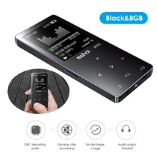 Mahdi mp3-плеер HIFI Звук fm-радио металлический спортивный сенсорный мини портативный аудио 4G/8G MP3 музыкальный плеер