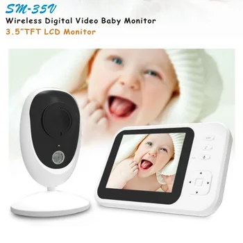 

Vigila bebes baby camera 3.2 inch LCD IR Night Light Vision Intercom Lullabies Temperature Sensor 2X Zoom baby alarm vigilabebe