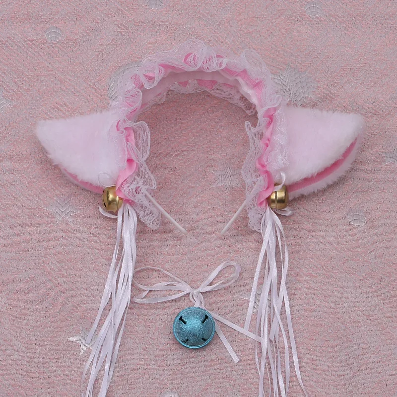 Женская Кружевная повязка на голову в стиле &quotЛолита&quot милая плюшевая лента с
