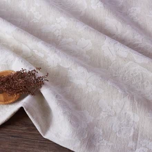 Высококачественная жаккардовая льняная хлопчатобумажная ткань высокого класса фирменные настройки tissu модное платье cheongsam куртка бюст юбка tissus