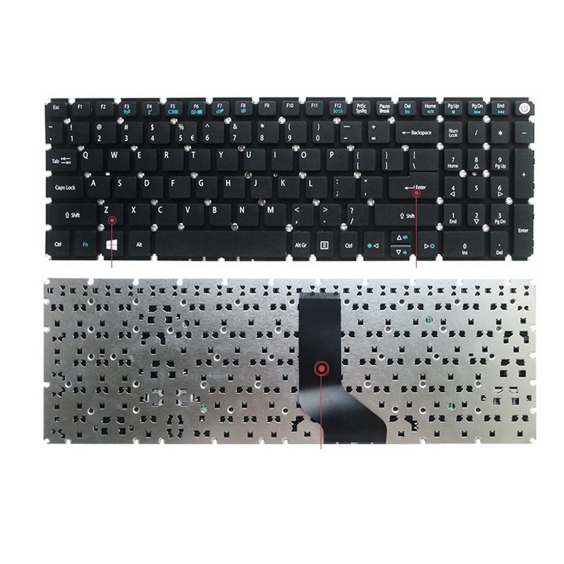Новая клавиатура для ноутбука US Acer Aspire 5 A515-51 A517 A515-51G A515 A517-51-5832 N17C4 A615-51 N16Q2 TMTX50 |