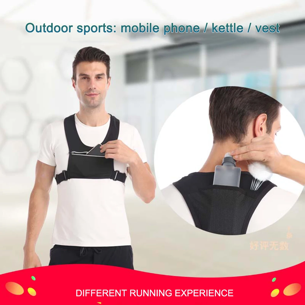 Gilet de Jogging Marathon, sac de téléphone portable, pochette de