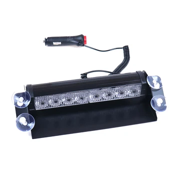 

Universal 1pc White Car Truck Day Running Flash Led Police Lights Emergency Flasher Dash Strobe Warning Light 12V