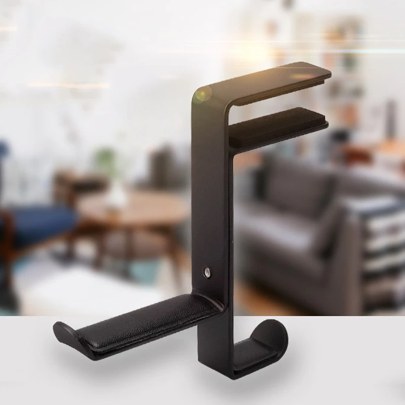  High Foldable Headphone Stand Hanger Table Holder Headset Bracket Space Save Mount Storage LG66