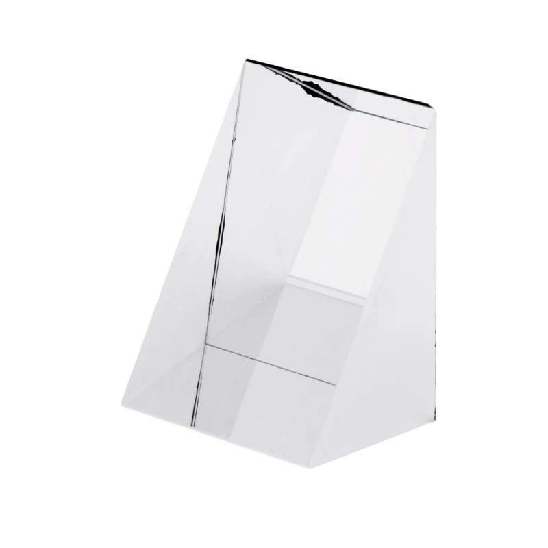 

2pcs 30 degree 60 degree K9 Optical Glass Right Angle Triangular Internal Reflecting Prism Lens For Lazyglasses