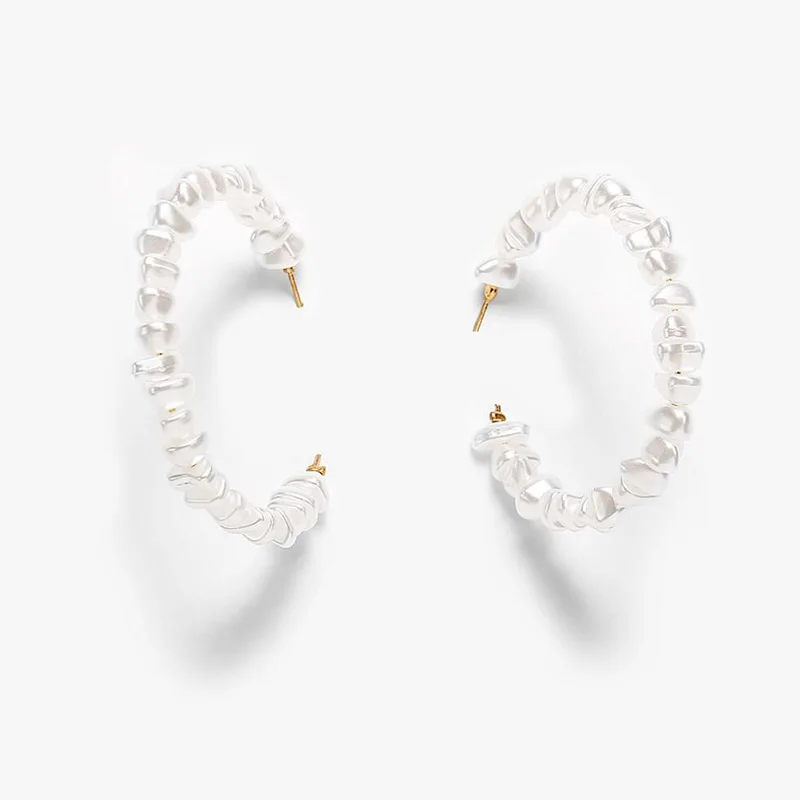 

Handmade Trendy Jewelry Handmade Earrings Cultured Freshwater Pearl Earrings Best Gift For Women