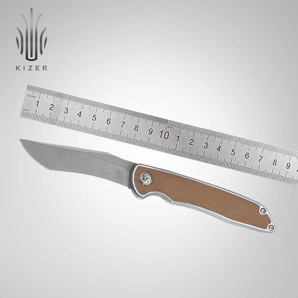 Охотничий нож Kizer KI4510A4 практичный ручной инструмент с лезвием из стали s35vn лезвие