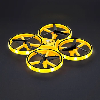 

New LED Night Light USB Charging RC Quadcopter Stunning Light Novelty Lamp Micro Drone Remote Control Helicopter Toys Kid Gift
