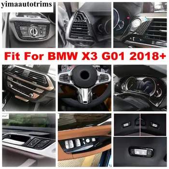 

For BMW X3 G01 2018 2019 2020 nner Door Handle Bowl Frame / Start Stop Engine Push Button / AC Air Conditioning Panel Cover Trim