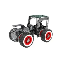 241 шт трактор DIY из нержавеющей стали Модель 3D модельки-паззлы блок наборы Детская игрушка