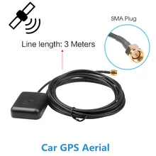 GPS Receiver Antenna-Base Navigation Car-Signal-Strengthen 3-Meters-Cable Connector Auto