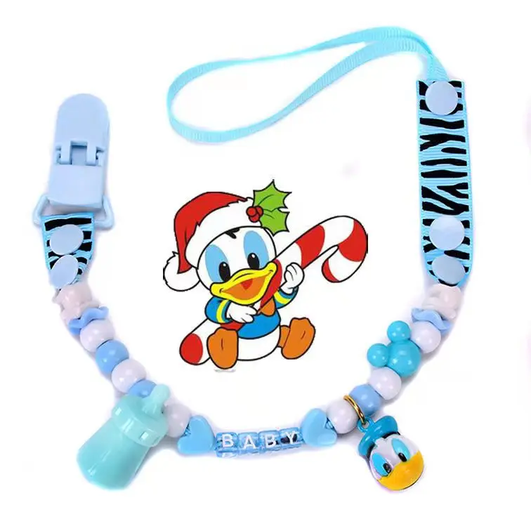 Minnie Mickey Mouse Baby Pacifier Clip Holder for Nipples Clips Winnie