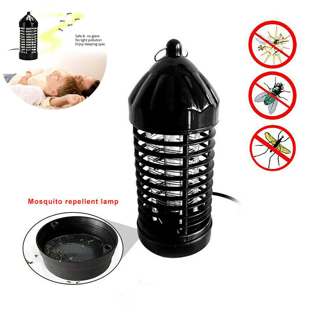 US / EU Electric LED Mosquito Killer Lamp Outdoor / Indoor Fly Bug Insect Zapper Trap