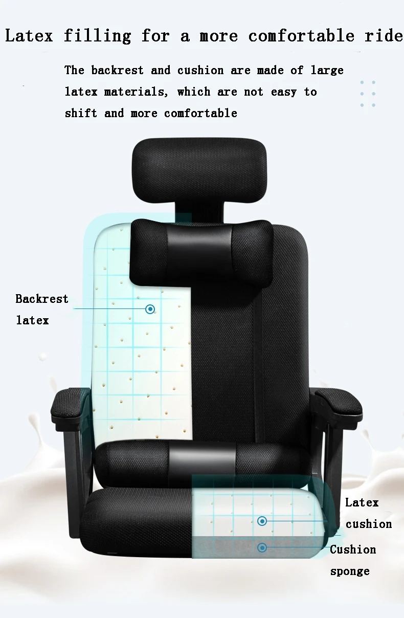 Description Picture 5 of itemHome Comfortable Breathable Mesh Computer Chairs Rotary Lifting Gaming Chair Office Furniture Sofa Armchair Manager Office Stool