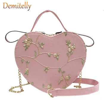 

Women's Fashion Lace Fresh Handbag Crossbody Bag Solid Color Small Round Bag Shoulder Crossbody Bag Card Holder Coin Purse