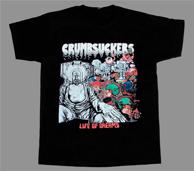Crumbsuckers-Life Of Dreams-Футболка-Metal Hardcore Thrash Nyhc Anthrax Новинка унисекс Забавные топы