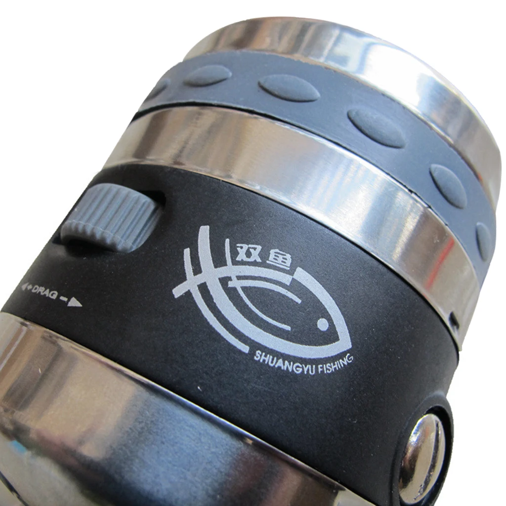 Stainless Steel Spincast Fishing Reel Saltwater Closed Face Under-spin Reel 3.1:1 1+1BB