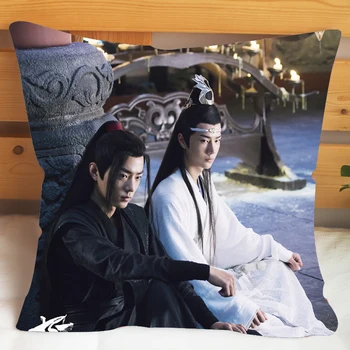 

Xiao zhan Wang Yibo Related Products Pillow Case Make Blue Forget Machine Wei Non-Envy GarageDouble-Sided Celebrity Style Pillow