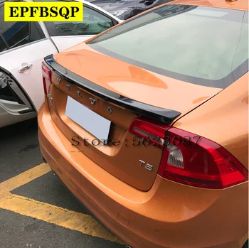 

Universal car Rear Wing Spoiler With Led Light ABS Material Car Rear Wing Primer Color Rear Spoiler For Volvo S60 Spoiler 2011+
