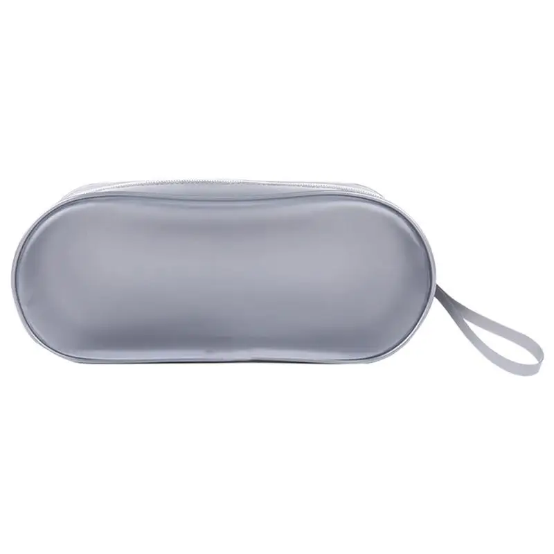Grey Oval Водонепроницаемый ПВХ для ванной косметичка для женщин макияж случае дорожный с молнией Макияж Красота мыть Органайзер туалетный комплект для хранения - Цвет: Grey Oval