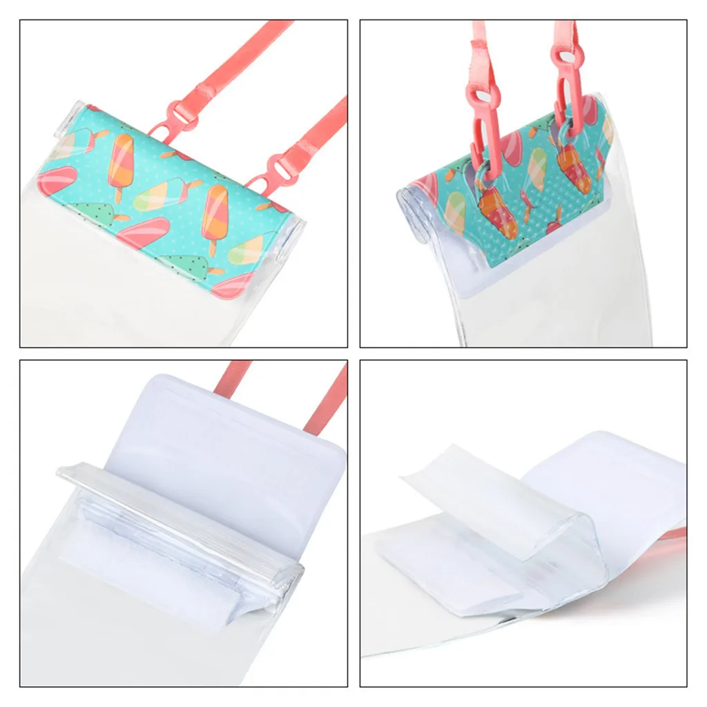 Летний водонепроницаемый чехол для плавания гаджет пляжная сухая сумка телефона