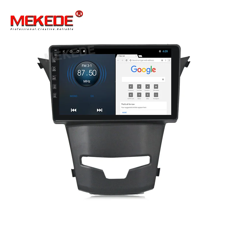 4G LTE android10.0 4G+ 64G Автомобильный мультимедийный gps навигатор радио плеер для SsangYong Korando Actyon встроенный carplay DSP