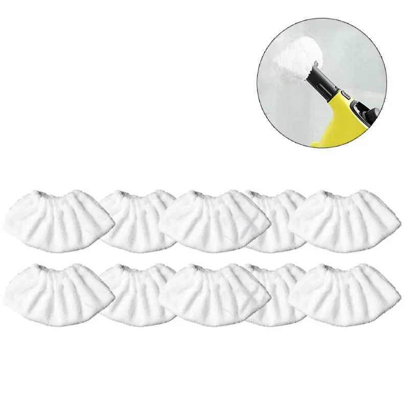 3* For Karcher SC2 SC3 SC4 SC5 Easyfix Mop Floor Cleaner Pad Cloth Cover White 