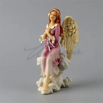 

CREATIVE ANGEL SINGING STATUE WOMAN FIGURE ART SCULPTURE RESIN CRAFT HOME DECORATION ACCESSORIES BIRTHDAY GIFT R3325