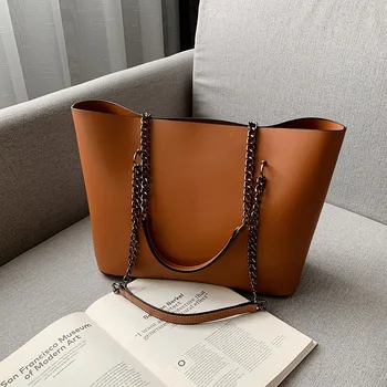 

2020 New Style for Autumn and Winter Women's Bags Vintage Simple Temperament Mass Laptop Shoulder Bag