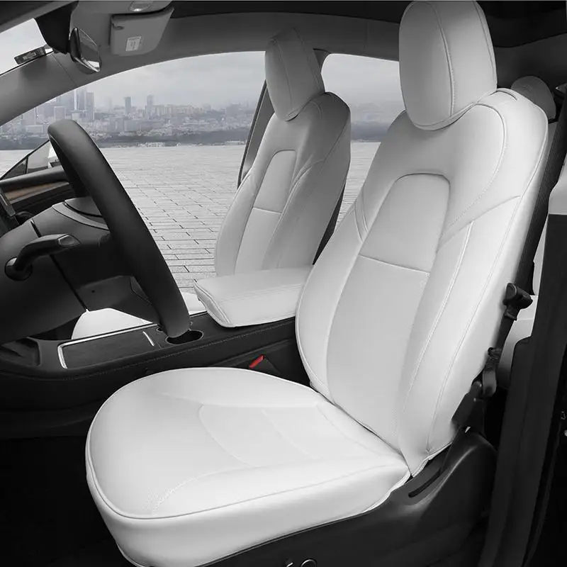 テスラモデルy 3カスタムフィット車のシートカバーアクセサリー特定モデル3フル高品質5席のためのモデル