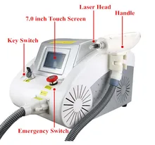 O ce aprovou 1064nm 532nm 1320nm q comutou a máquina da remoção da tatuagem do laser do nd yag com o laser avançado do nd yag