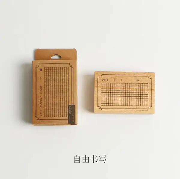1 шт. винтажная многофункциональная форма штамп DIY деревянные резиновые штампы для stationery канцелярские принадлежности Скрапбукинг Стандартный штамп - Цвет: 5