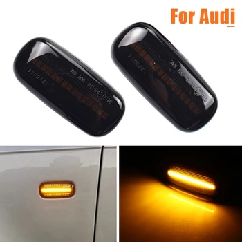 

For Audi A3 S3 8P A4 S4 RS4 B6 B7 B8 A6 S6 RS6 C5 C7 Side Marker Mirror Flashing Light LED Dynamic Turn Signal Blinker