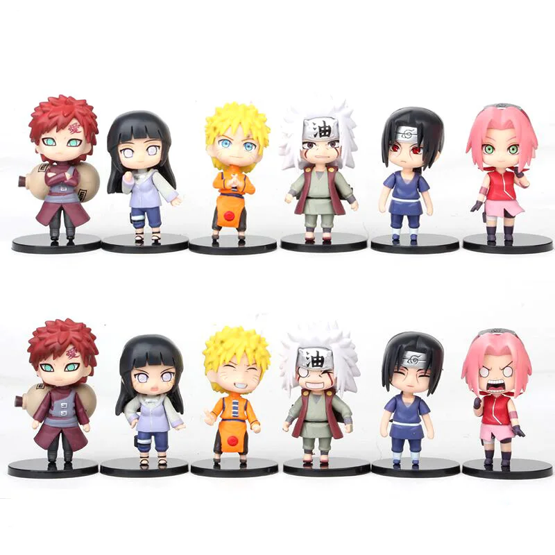 Экшн фигурка Наруто 6 стилей Uchiha Itachi 10 см Haruno Sakura Hyuga Hinata игрушечная Sennin Jiraiya NARUTO