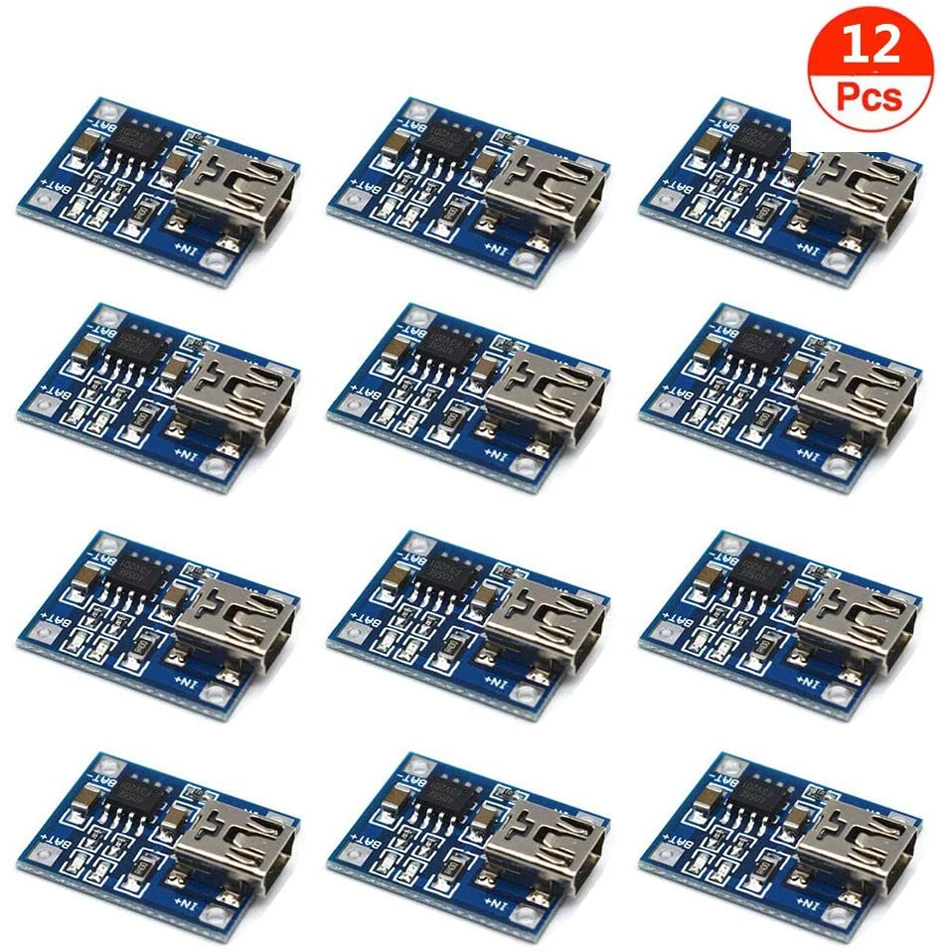 Зарядная плата TP4056 1A Lipo для аккумулятора модуль зарядного устройства литиевая