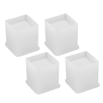 

4Set DIY Brush Pot Resin Mold Set, Large Silicone Flower Pot Molds, Dried Flower Resin Crafting Mould Tool