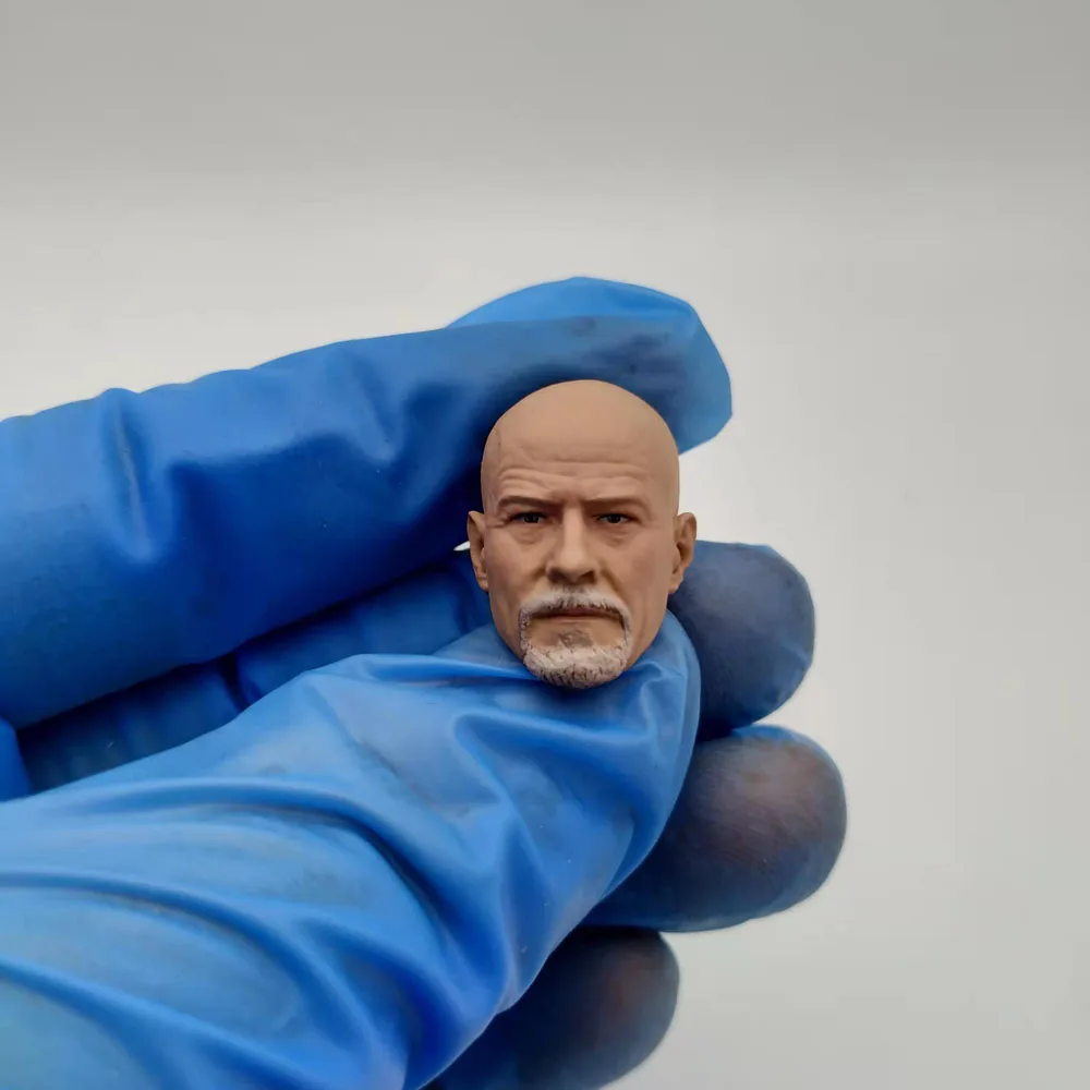 

Handpainted 1/12 Scale Bryan Cranston Head Sculpt Breaking Bad Head Played Fit for 6in Mafex Action Figure Toy