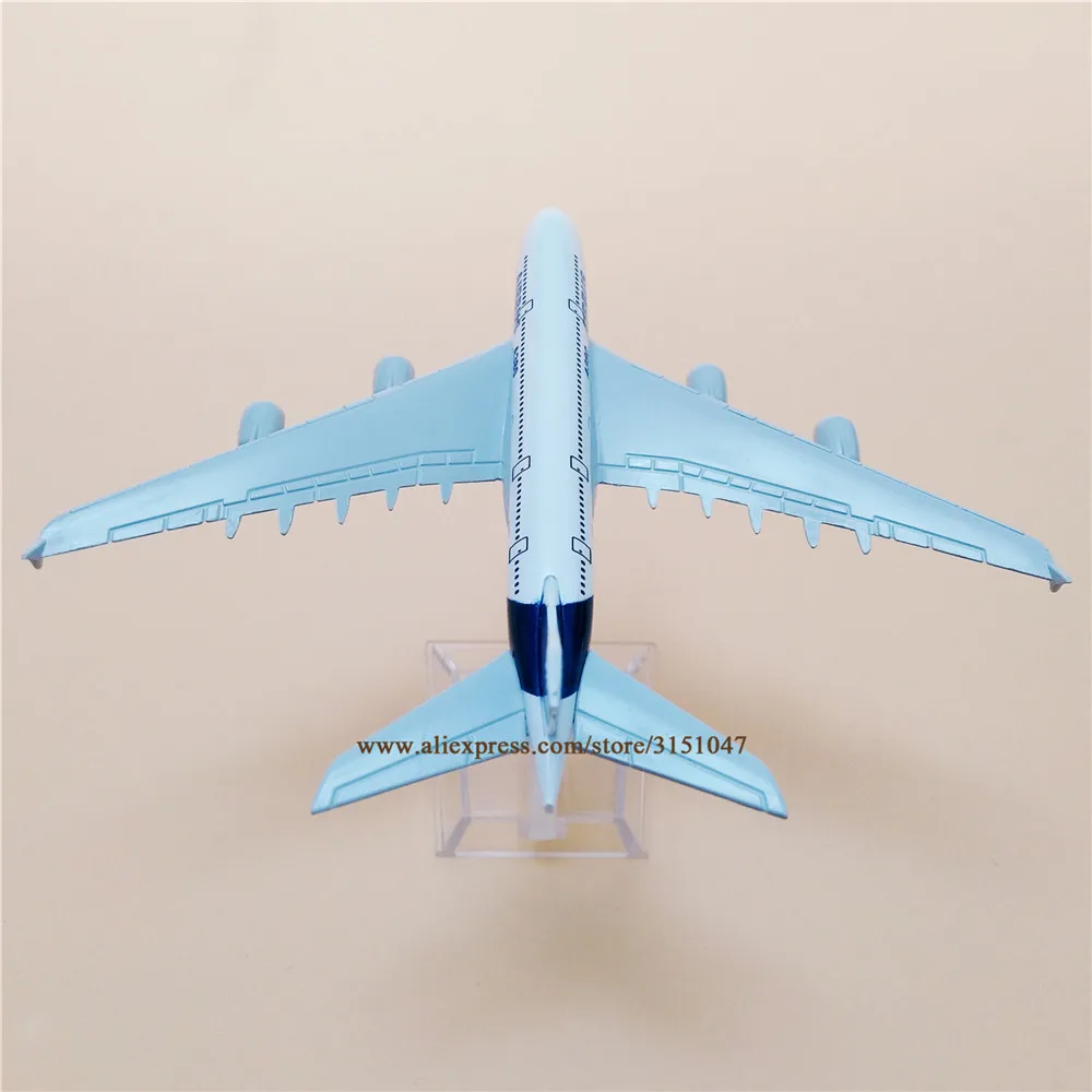 16 см сплав металлических прототипов воздуха A380 Аэробус 380 авиакомпаний модель самолета Модель самолета Стенд летательные аппараты детские подарки