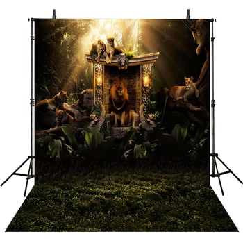

Animal Photography Backdrops Zoo Backdrop for Photography Jungle Background for Photo Studio Children Foto Achtergrond