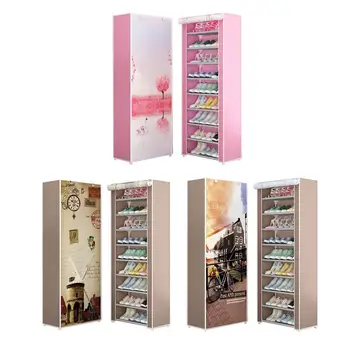 

Shoe Storage Racks Removable Non-Woven Fabric Shoe Storage Organizer Cabinet Moisture-proof Breathable For Home