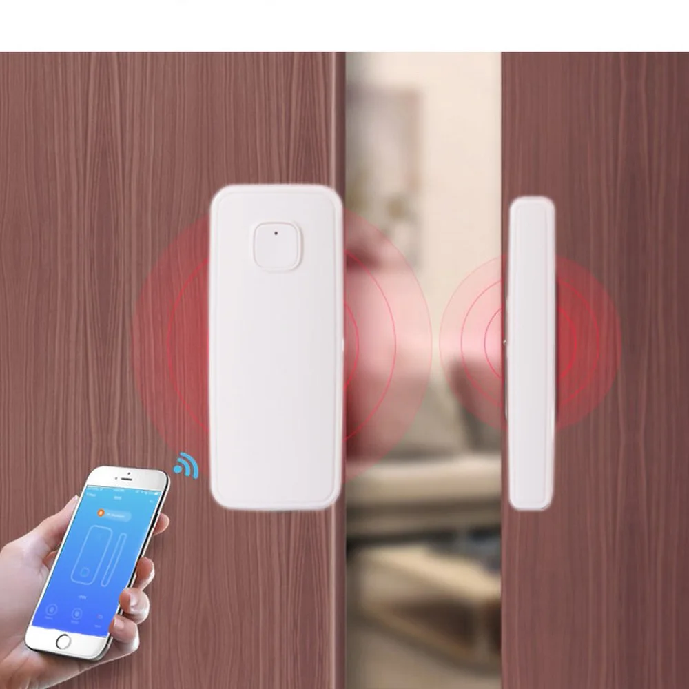 

Smart Home tuya Door Alarm WIFI Door Window Sensor Real-Time App Control Intelligent Life Compatible Amazon Alexa Google Home